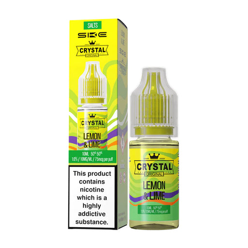 SKE Crystal Nic Salt Lemon Lime 10ml Vape Juice