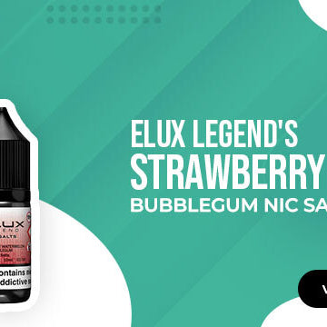 Elux Legend's Strawberry Watermelon Bubblegum Nic Salt Delight