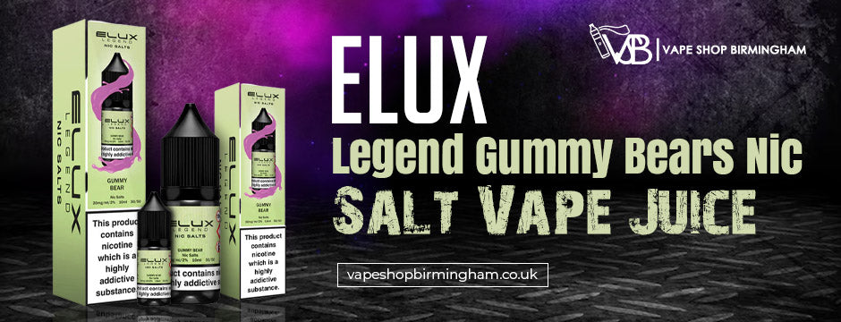 Elux Legend Gummy Bears Nic Salt Vape Juice