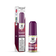 Bar Juice 5000 Blackberry Raspberry e-liquid 5mg bottle and packaging on a white background