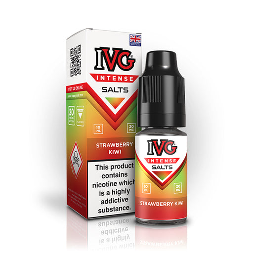 IVG Intense Strawberry Kiwi 20mg Bottle with Orange and green colours