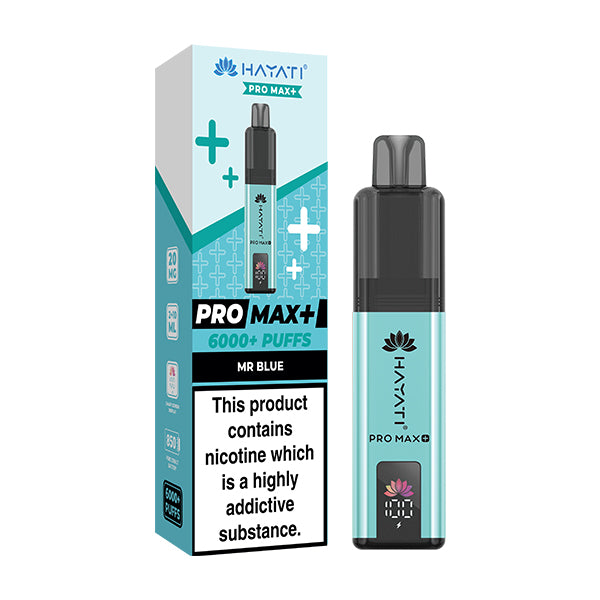 Hayati Pro Max 6000 mr blue vape kit