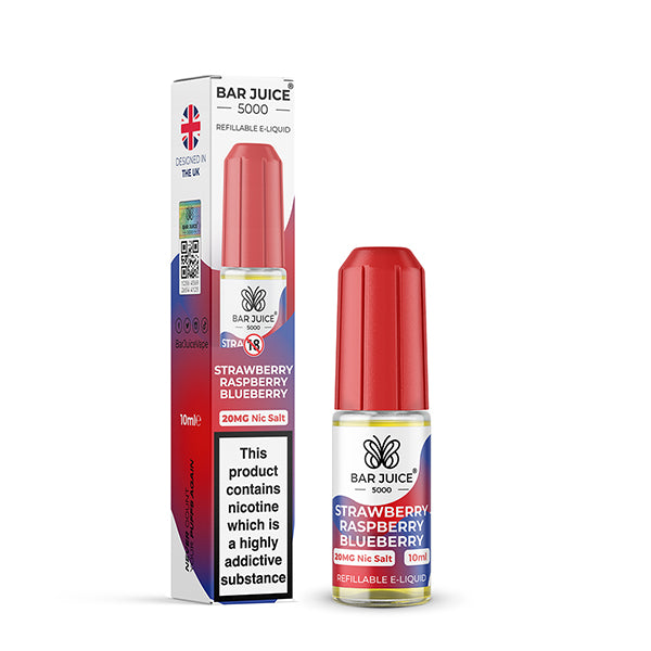 Bar Juice 5000 - Strawberry Raspberry Blueberry Nic Salt 20mg