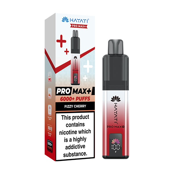 Hayati Pro Max 6000 fizzy cherry vape kit