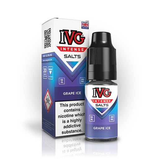 IVG Grape Ice 20mg Purple with white packaging