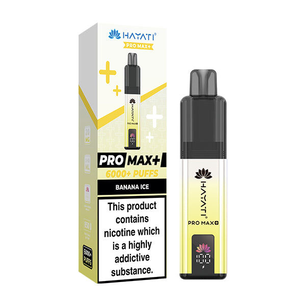 banana ice Hayati Pro Max 6000 vape kit