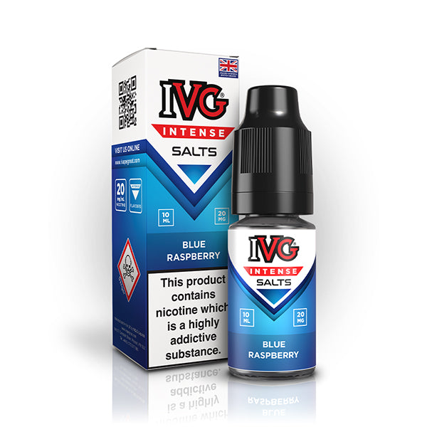 IVG Intense Blue Raspberry nic Salt Vape Juice