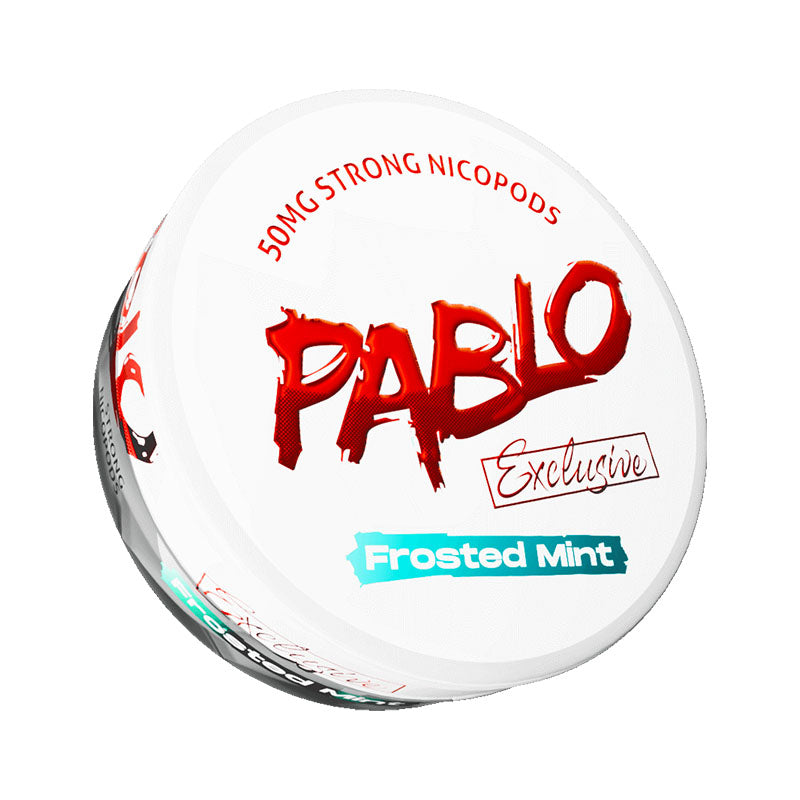 Pablo Exclusive Frosted Mint Nicotine Pouches 50mg