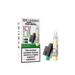 Elux Legend watermelon ice elux vape pod and refill packaging with nicotine warning on a white background