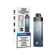 Elux Legend vape device kit and packaging on a white background grape