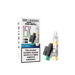 E-Liquid Pod and Refill packaging with nicotine warning label on a white background grape Elux Legend 