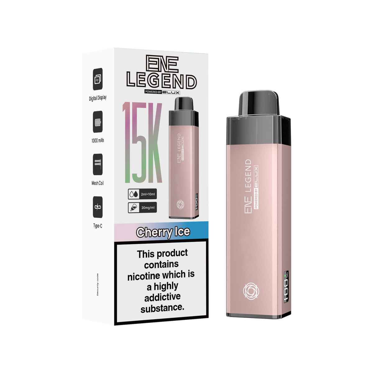 Elux ENE Legend 15k Prefilled Pod Kit — Vape Shop Birmingham