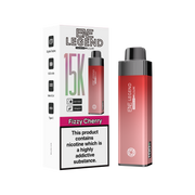 Elux Legend vape device and packaging on a white background elux 15k vape kit fizzy cherry 