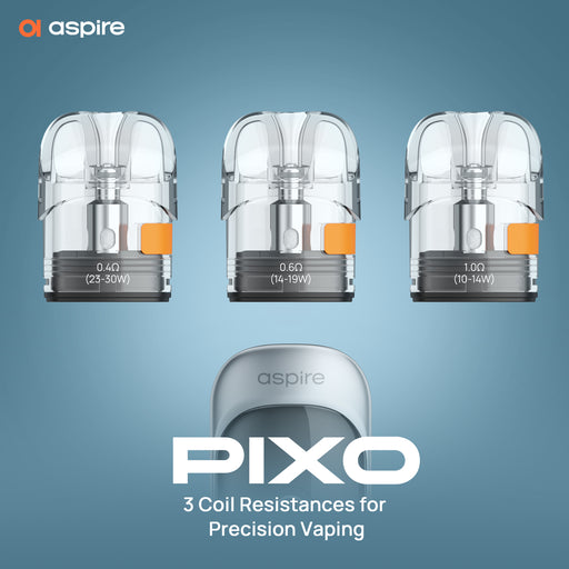 Aspire Pixo Pods All Resistance