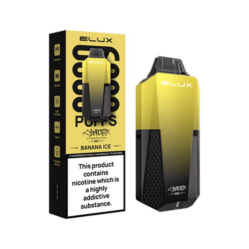 Elux Banana Ice Cyberover 6k Disposable