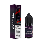 Ellux Legend Nic Salts Black Cherry vape juice packaging on a white background