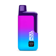 Gradient blue to purple vape device with 'Pixl 8000' branding on a white background
