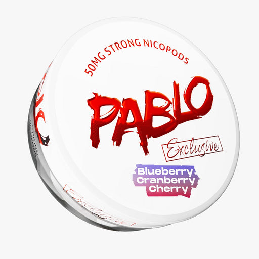 Pablo Exclusive Blueberry Cranberry Cherry Nicotine Pouches 50mg