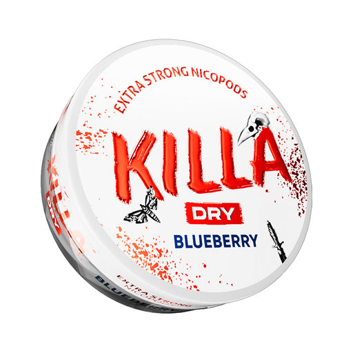 Killa Dry Blueberry Nicotine Pouches can