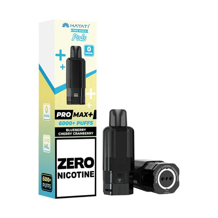 Blueberry Cherry Cranberry Hayati Pro Max Plus 6000 Prefilled Pod Zero Nicotine