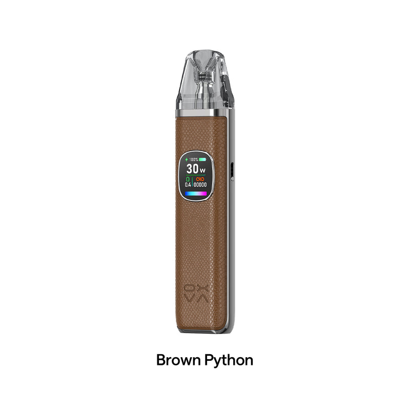OXVA Xlim Pro 2 Vape Kit Brown Python Angle