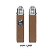OXVA Xlim Pro 2 Vape Kit Brown Python Front and Back