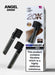 Packaging of Angel 20000 vape Pods with nicotine warning label on a white background Brown Edition