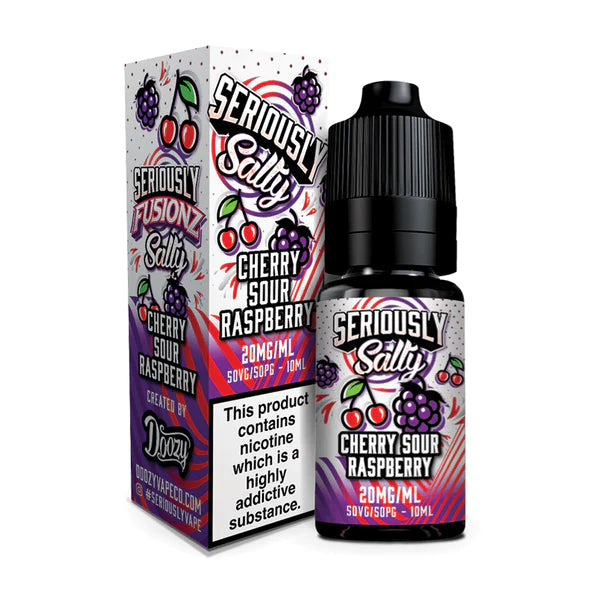 Cherry Sour Raspberry Seriously Fusionz Nic Salt