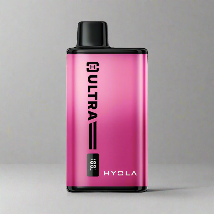 Pink vape device with 'HYOLA' branding on a white background Cherry Edition