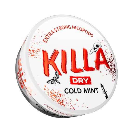Killa Dry Cold Mint Nicotine Pouches can