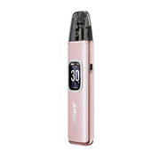Pink  argus g3 vape device with digital display on a white background