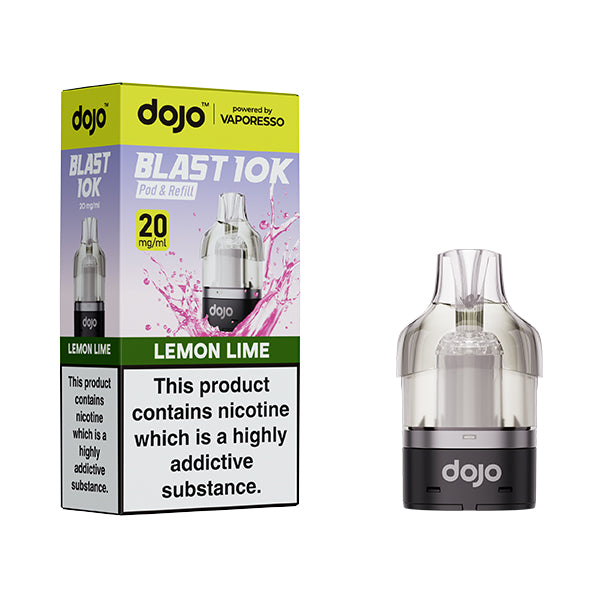 Dojo Blast 10k Pre Filled Pod Lemon Lime