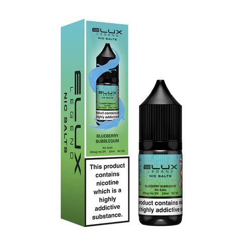 Elux Legend Blueberry Bubblegum Nic Salt Vape Juice