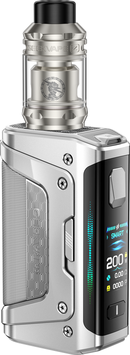 geekvape aegis legend 5 vape kit frost silver