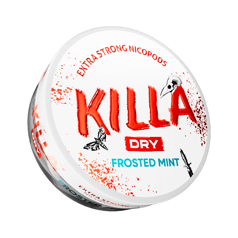 Killa Dry Frosted Mint Nicotine Pouches can