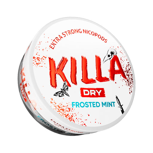 Killa Dry Frosted Mint Nicotine Pouches can