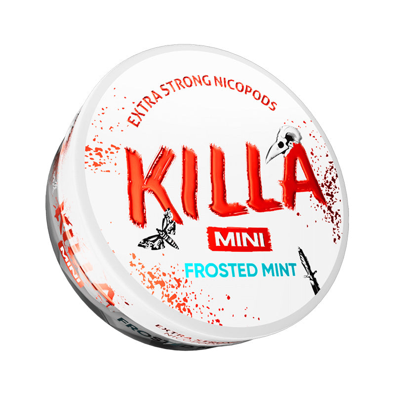 Killa Mini Frosted Mint Nicotine Pouches can
