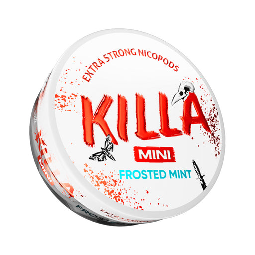 Killa Mini Frosted Mint Nicotine Pouches can