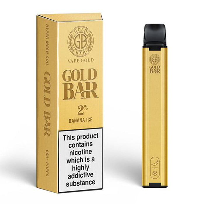 Gold Bar Vape Disposable 600