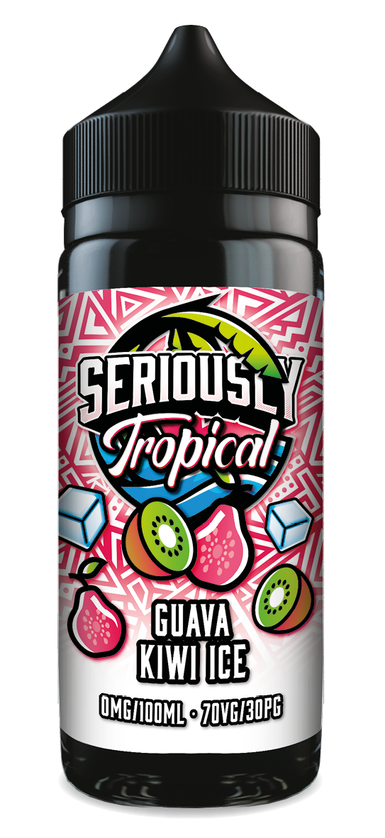 Seriously Tropical 100ml Short Fill Guava Kiwi Ice Flavour Vape Liquid