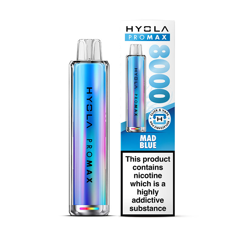 Hyola 8000 Puff Mad Blue Vape Kit