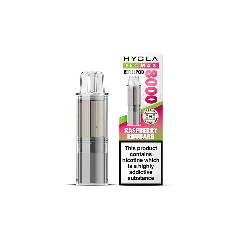 Hyola Pro Max 8k Pods Raspberry Rhubarb
