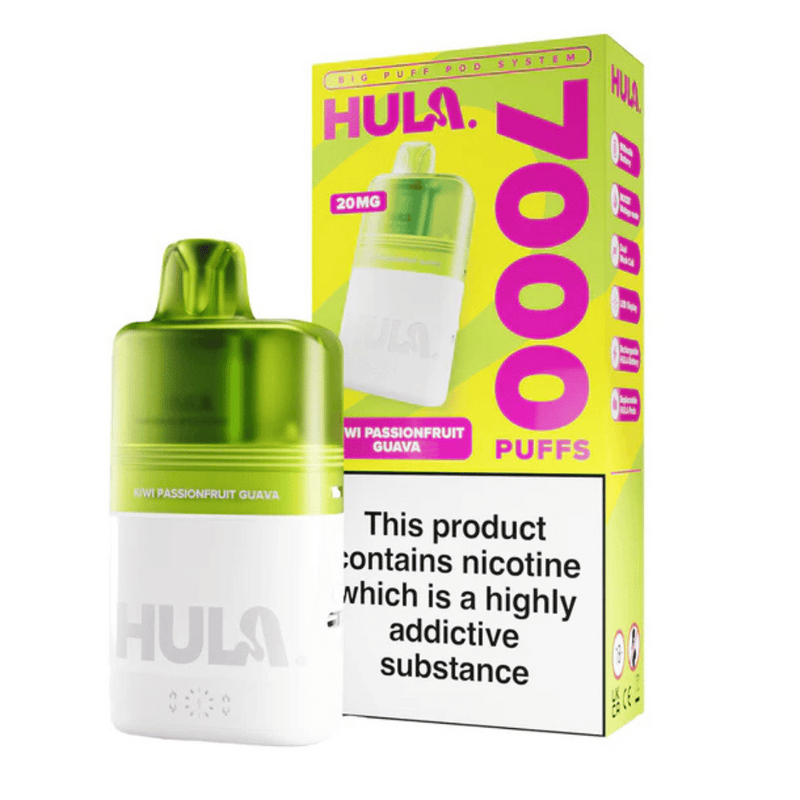 Kiwi Passionfruit Guava HULA 7000 Puffs