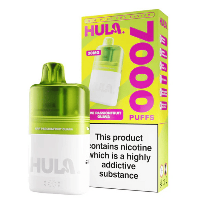 Kiwi Passionfruit Guava HULA 7000 Puffs