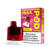 Red Hula Pod cherry pre-filled vape pod with packaging on a white background