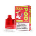 Red Hula replacement pod for a vape device with packaging on a white background