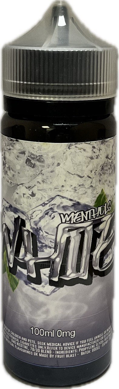 White Menthols 100ml 0mg shortfill e-liquid bottle by Savvy Vapes