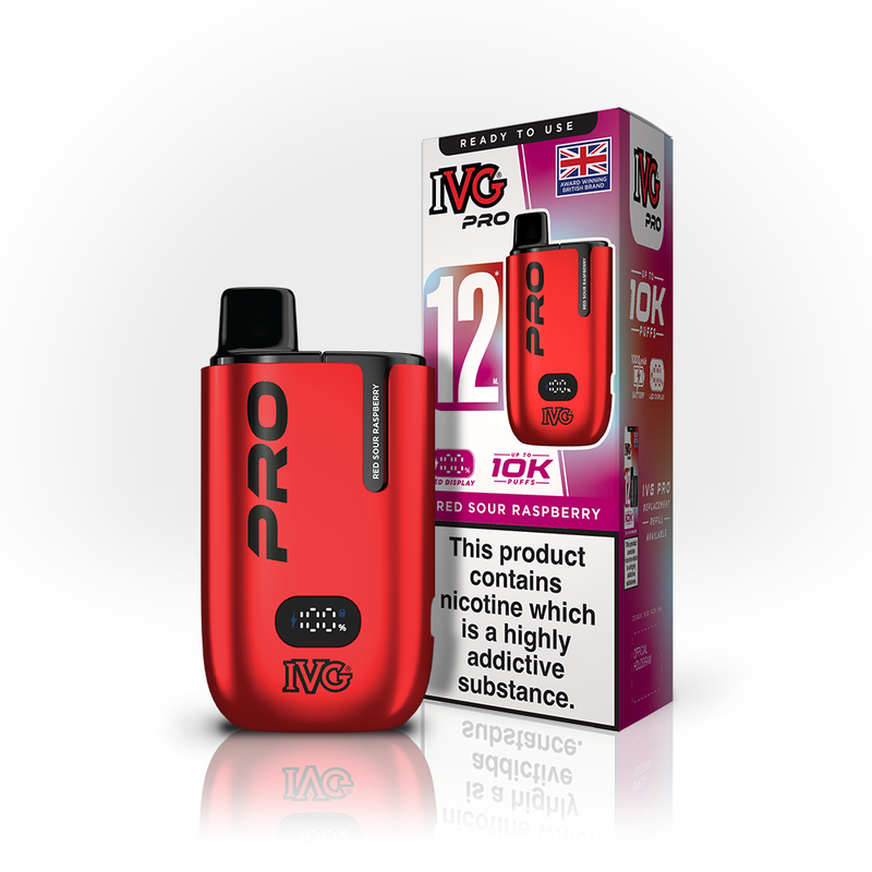 IVG Pro Vape Kit Red Sour Raspberry