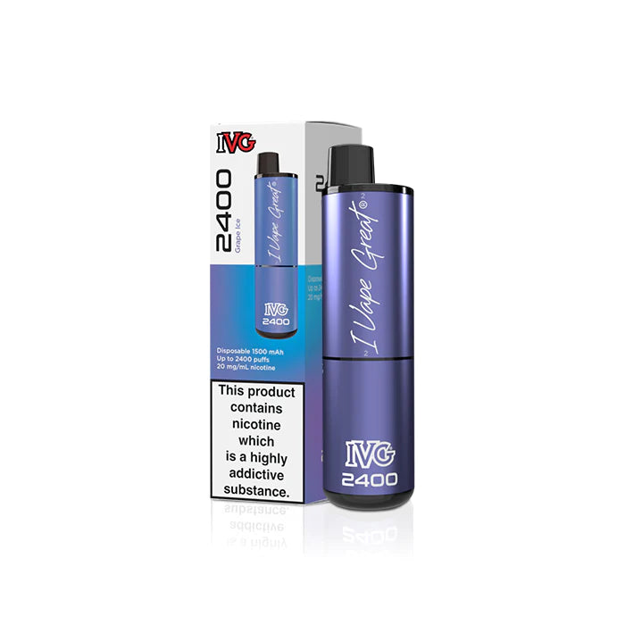 IVG 2400 Grape Ice Vape