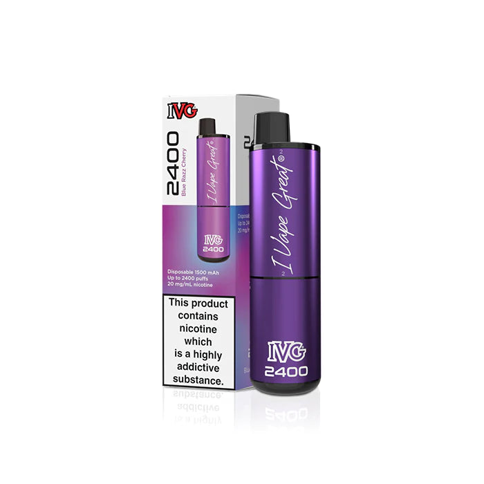 IVG 2400 Blue Razz Cherry Vape